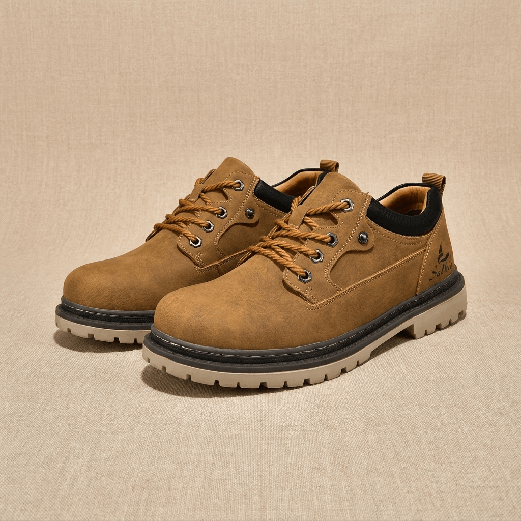 Jerry Leather Hybrid Work Shoes – Rugged Everyday Comfort Footwear