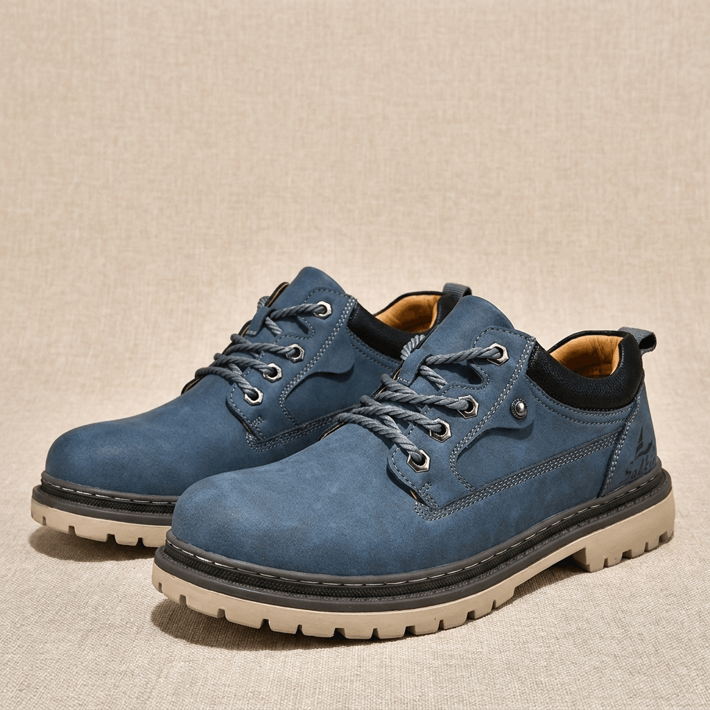 Jerry Leather Hybrid Work Shoes – Rugged Everyday Comfort Footwear