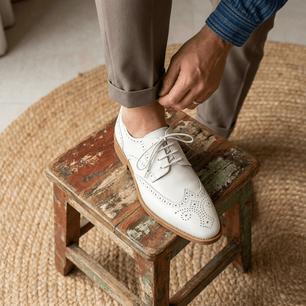 Frederick Patent Leather Brogue Shoes – Classic Wingtip Oxford Dress Shoes