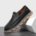 William Leather Slip-On Loafers – Cushioned  Comfort Casual Shoes