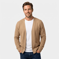 Nicolas Textured Knit Cardigan – Open Front Pocket Knitwear