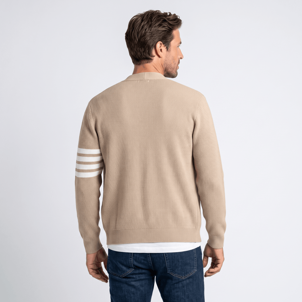 Vincent Knit Cardigan – Button Front Pocket Layer