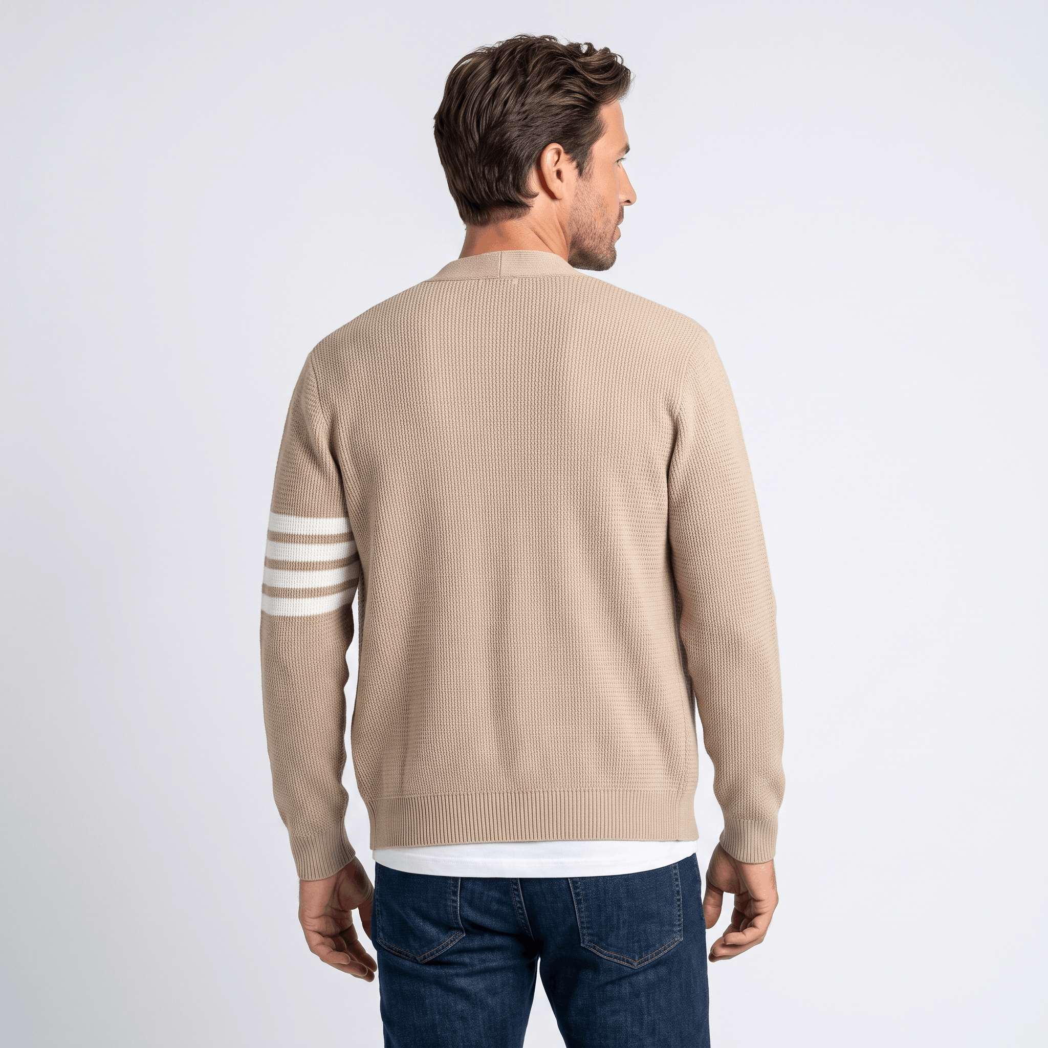 Vincent Knit Cardigan – Button Front Pocket Layer