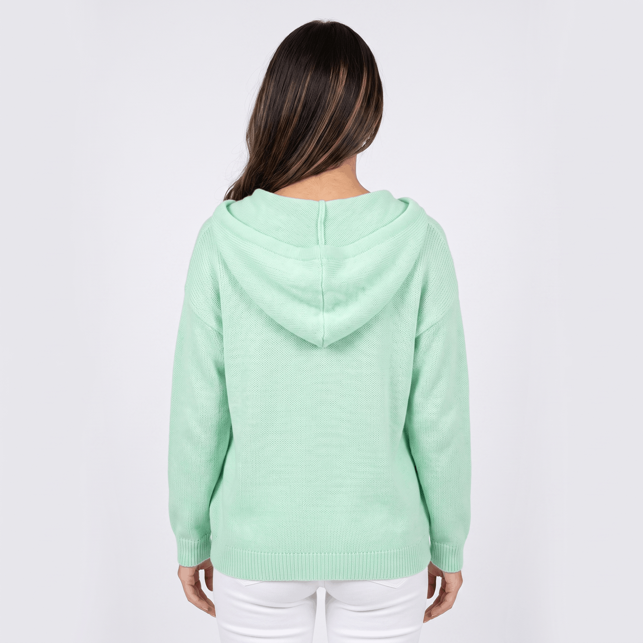 Grace Hooded Knit Cardigan – Button Front Cozy Layer
