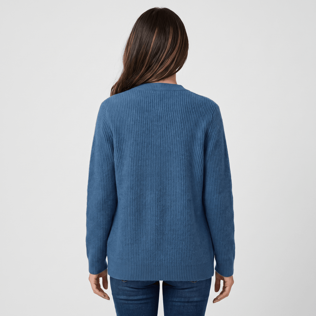 Sheena Zip Up Knit Cardigan – Pocket Front Cozy Layer