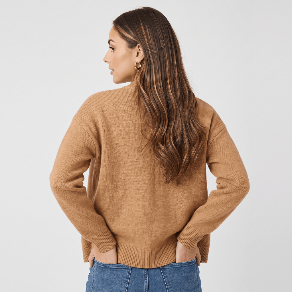 Sheena Zip Up Knit Cardigan – Pocket Front Cozy Layer