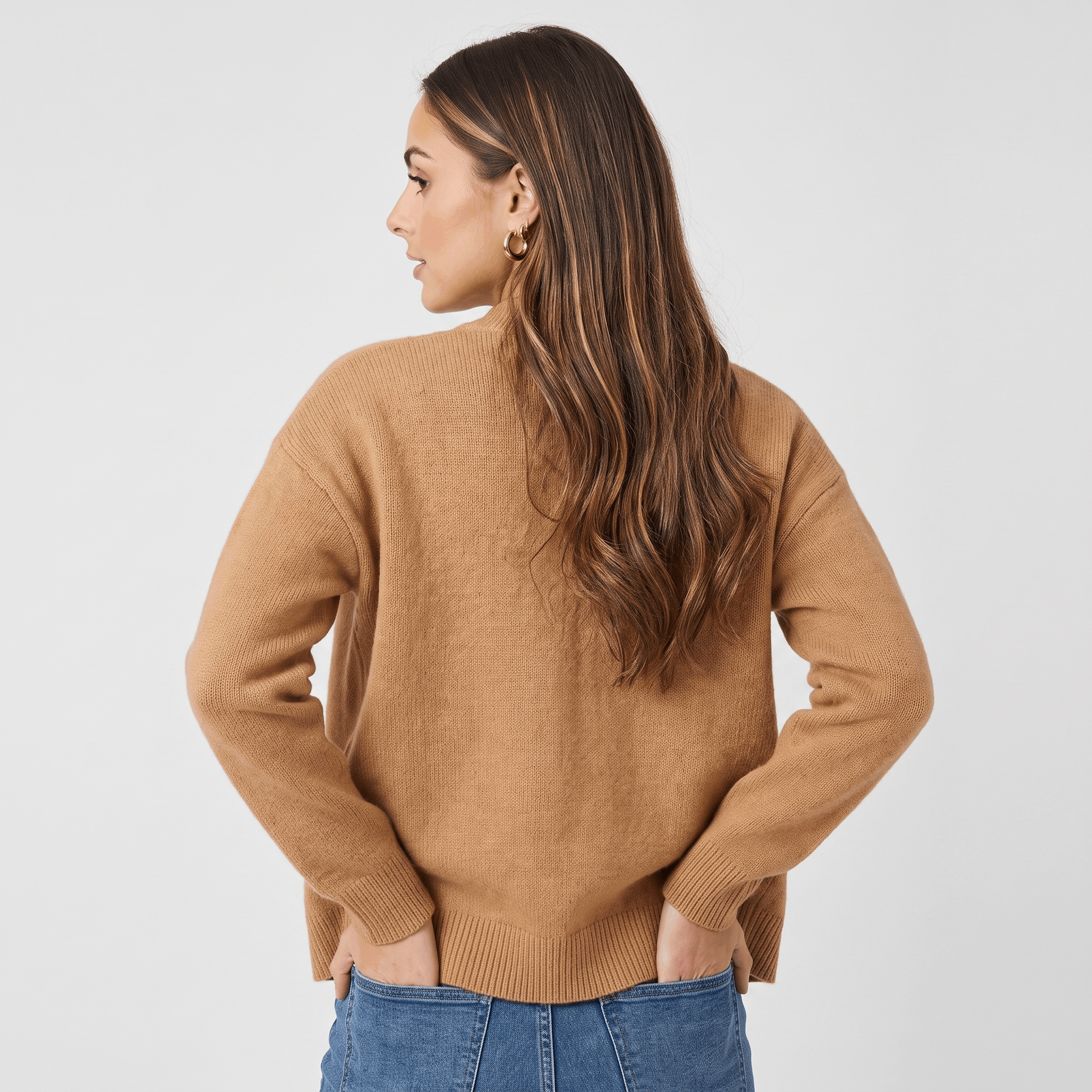 Sheena Zip Up Knit Cardigan – Pocket Front Cozy Layer