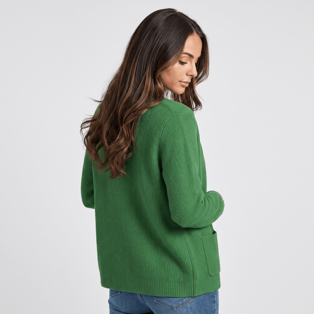 Sheena Zip Up Knit Cardigan – Pocket Front Cozy Layer