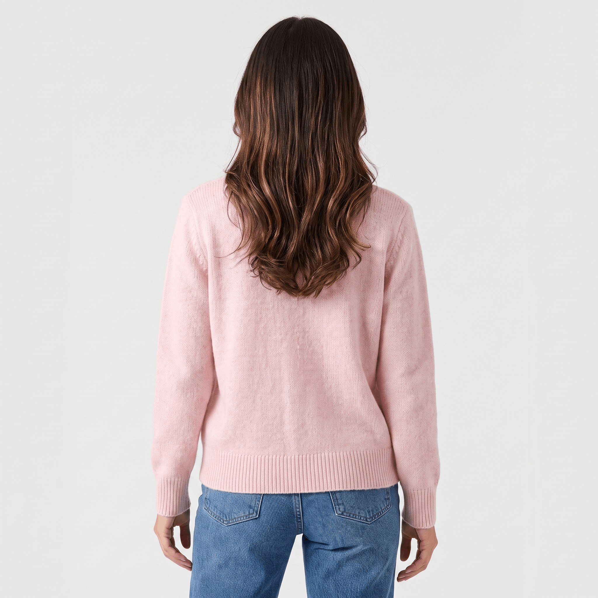 Leila V-Neck Soft Knit Cardigan – Heart Button Topper