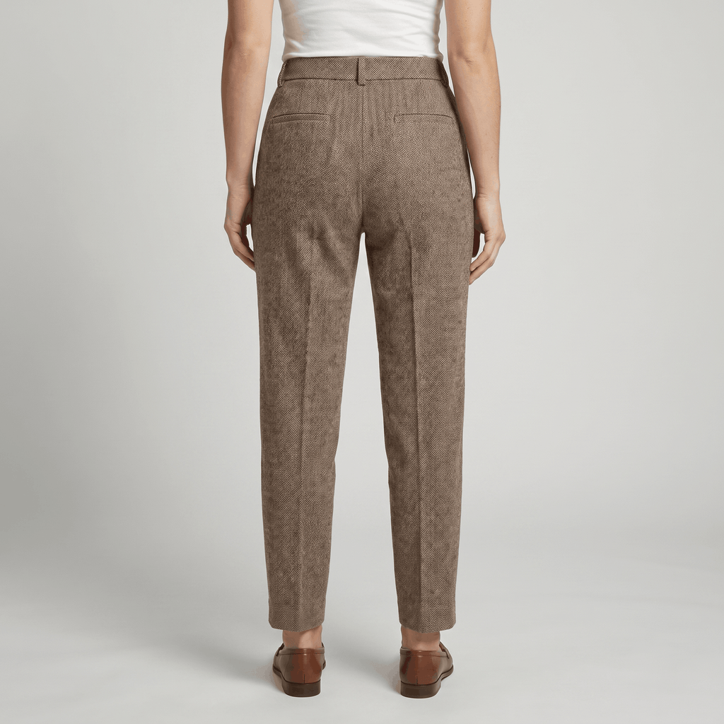 Audrey Wool Blend Pants – Tailored Slim Fit Trousers
