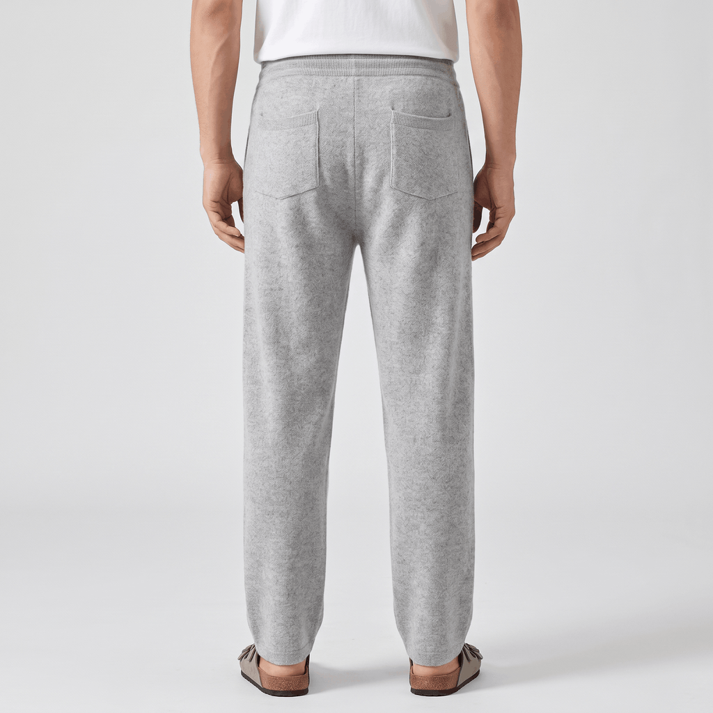 Giovanni Merino Wool Drawstring Pants – Relaxed Tapered Trousers