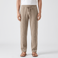 Giovanni Merino Wool Drawstring Pants – Relaxed Tapered Trousers