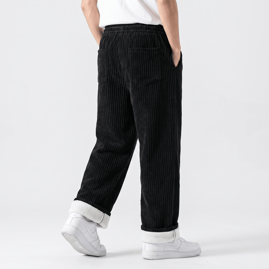 Luca Corduroy Sweatpants – Wide Leg Drawstring Joggers