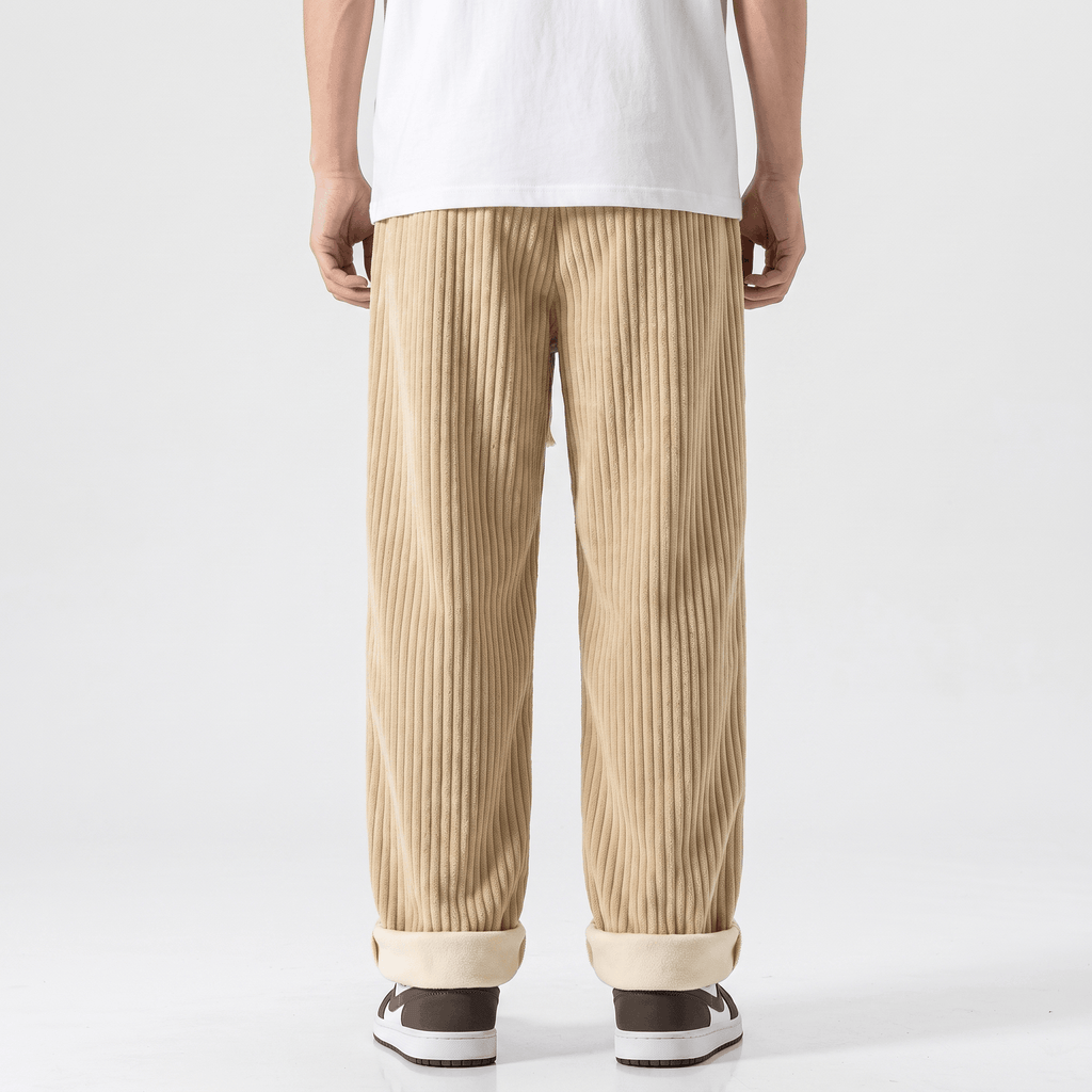 Luca Corduroy Sweatpants – Wide Leg Drawstring Joggers