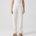 Camille Sherpa Fleece Lounge Pants – Cozy Straight Leg Joggers