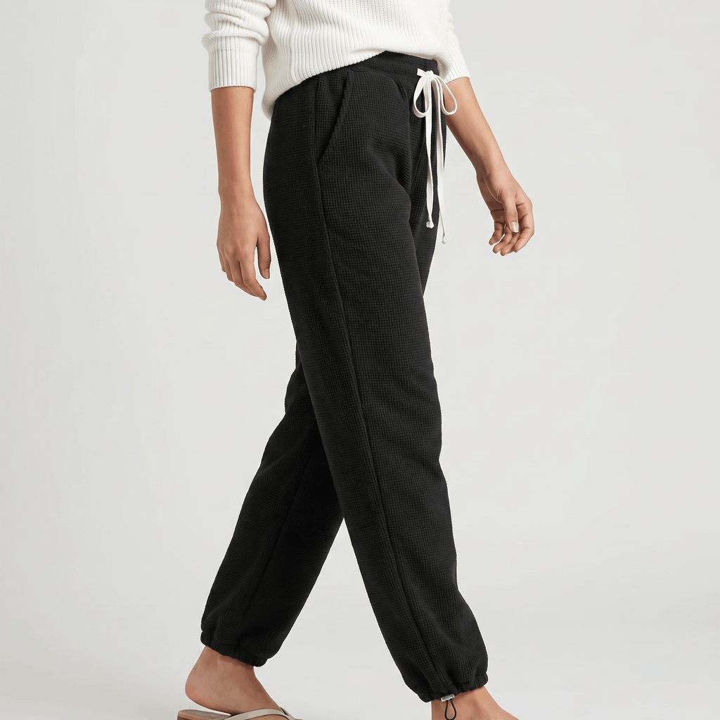 Camille Sherpa Fleece Lounge Pants – Cozy Straight Leg Joggers