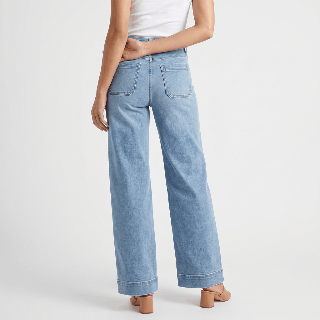 Madison High-Waisted Wide-Leg Jeans – Relaxed Denim Pants