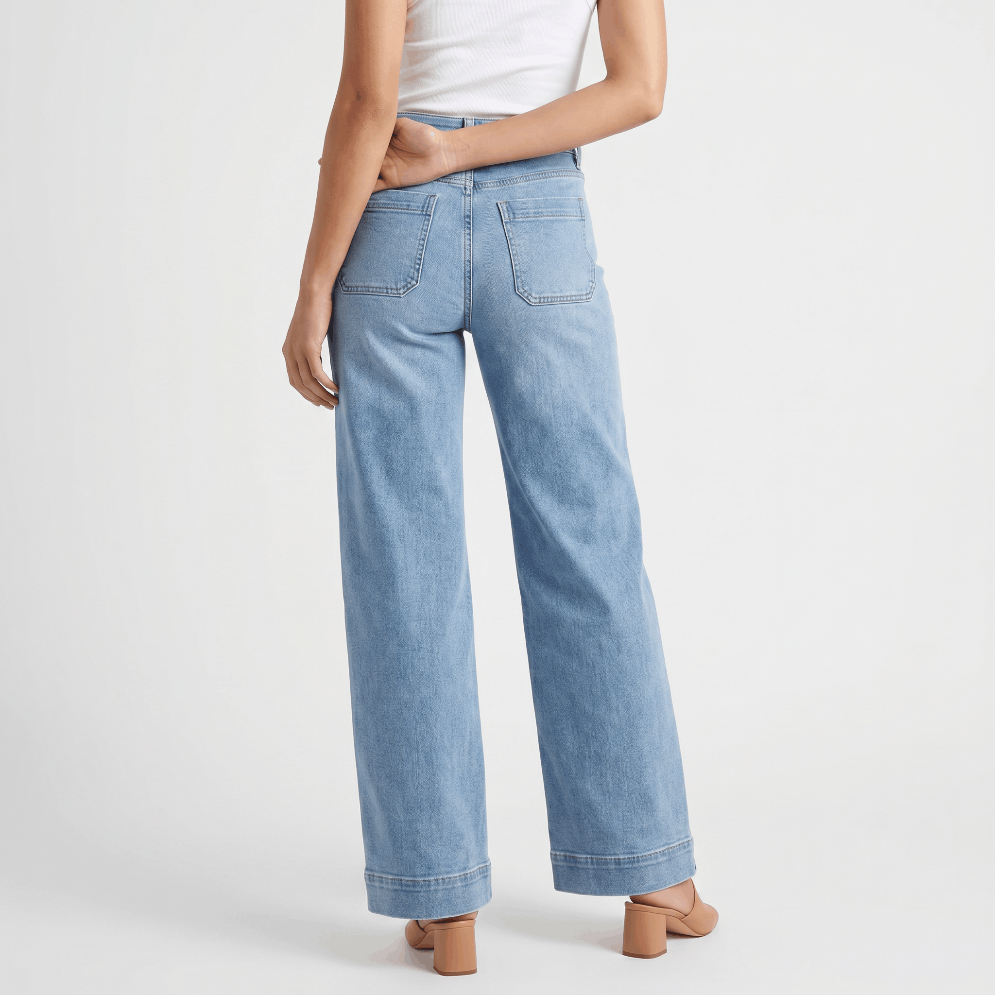 Madison High-Waisted Wide-Leg Jeans – Relaxed Denim Pants