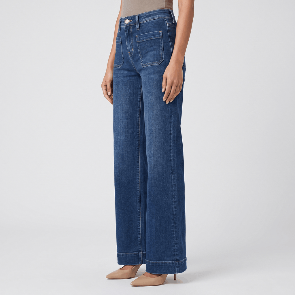 Madison High-Waisted Wide-Leg Jeans – Relaxed Denim Pants