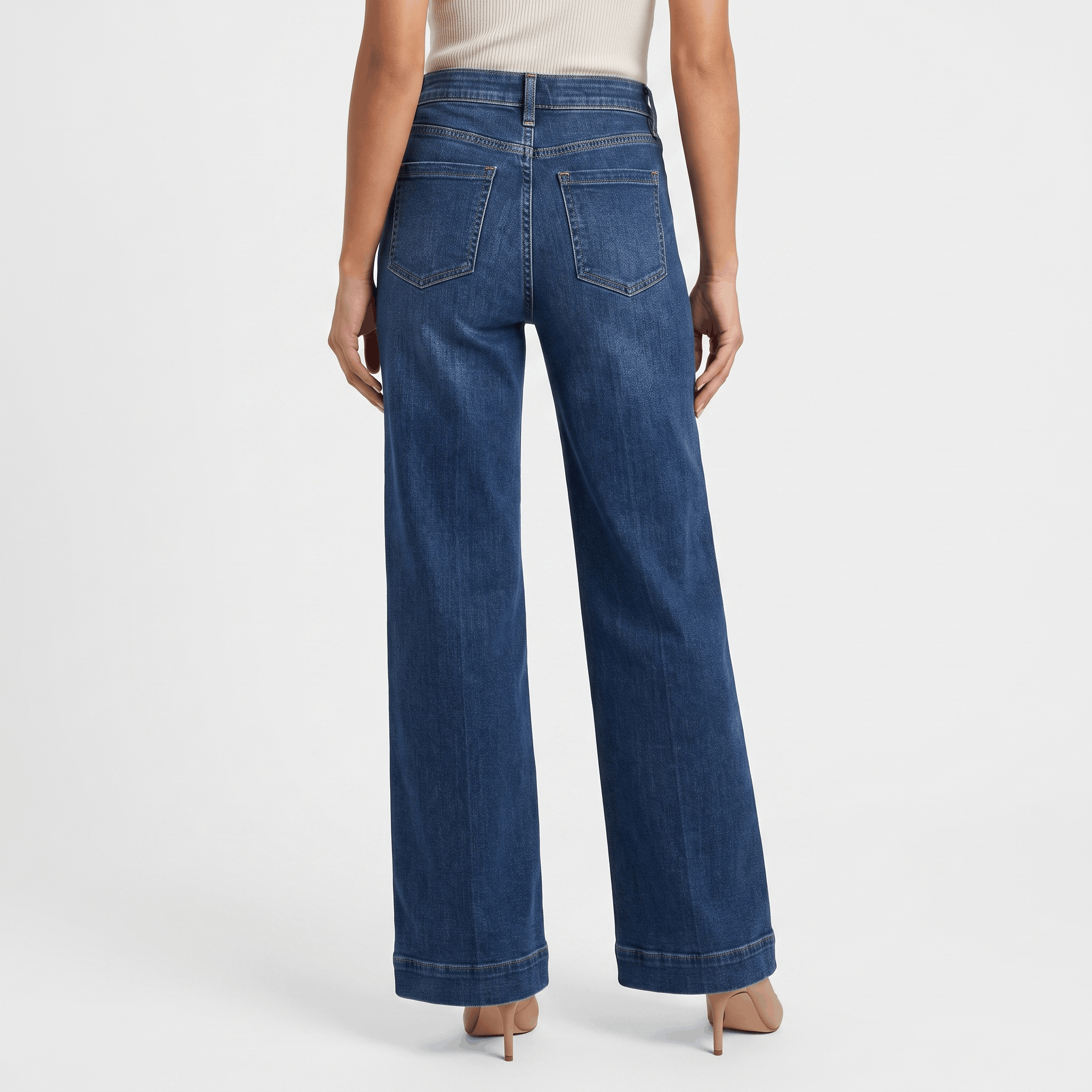 Madison High-Waisted Wide-Leg Jeans – Relaxed Denim Pants