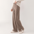 Naomi Merino Wool Sweatpants – Tailored Straight-Leg Pants