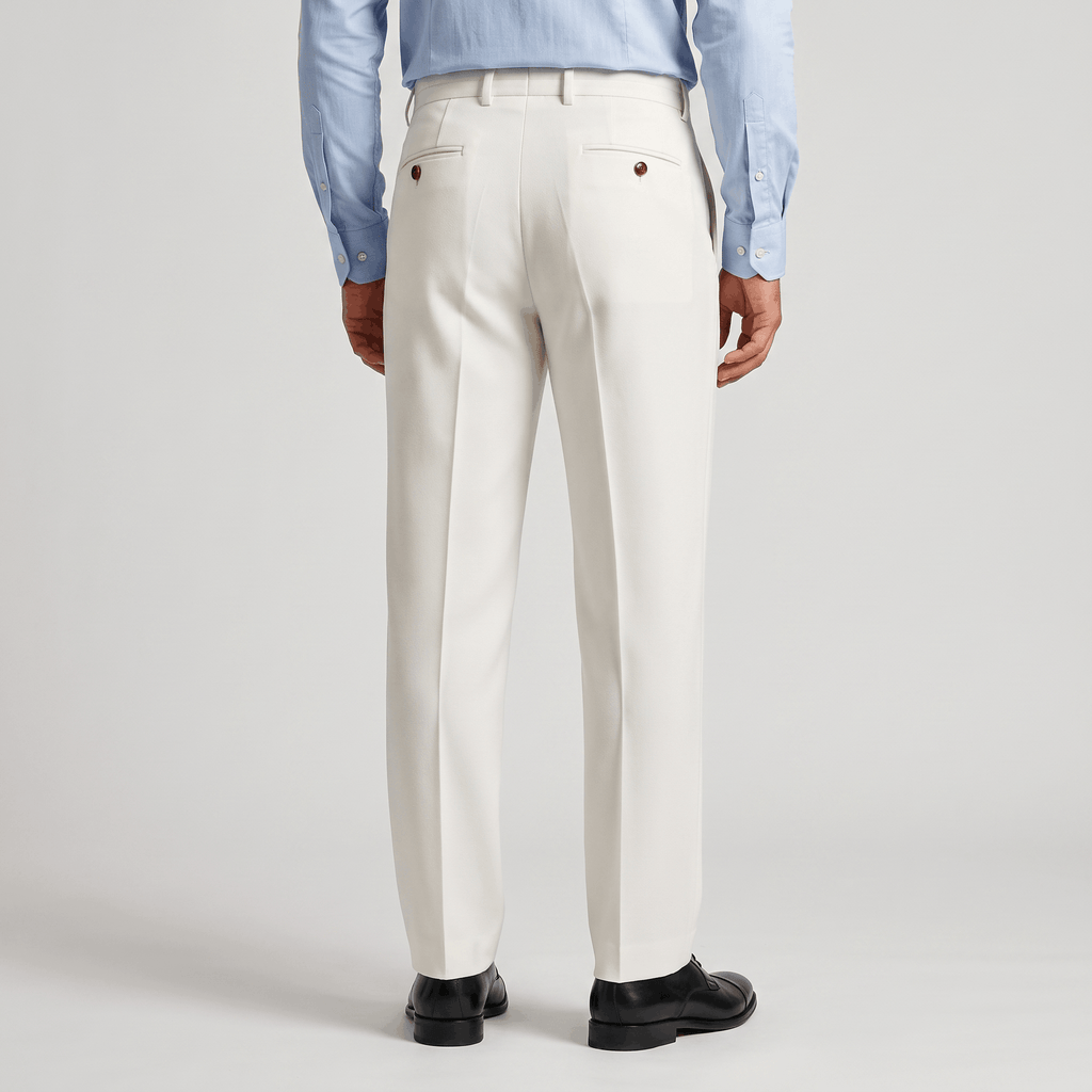 Jonas Wool Blend Pants – Relaxed Tailored Fit Trousers