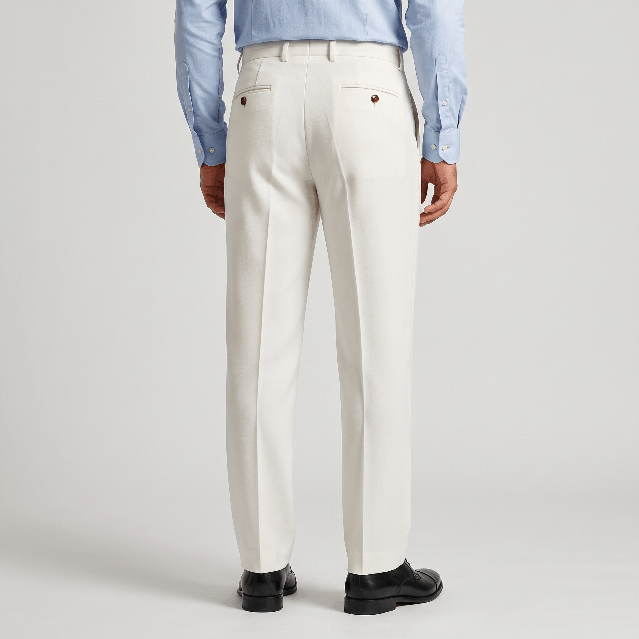 Jonas Wool Blend Pants – Relaxed Tailored Fit Trousers