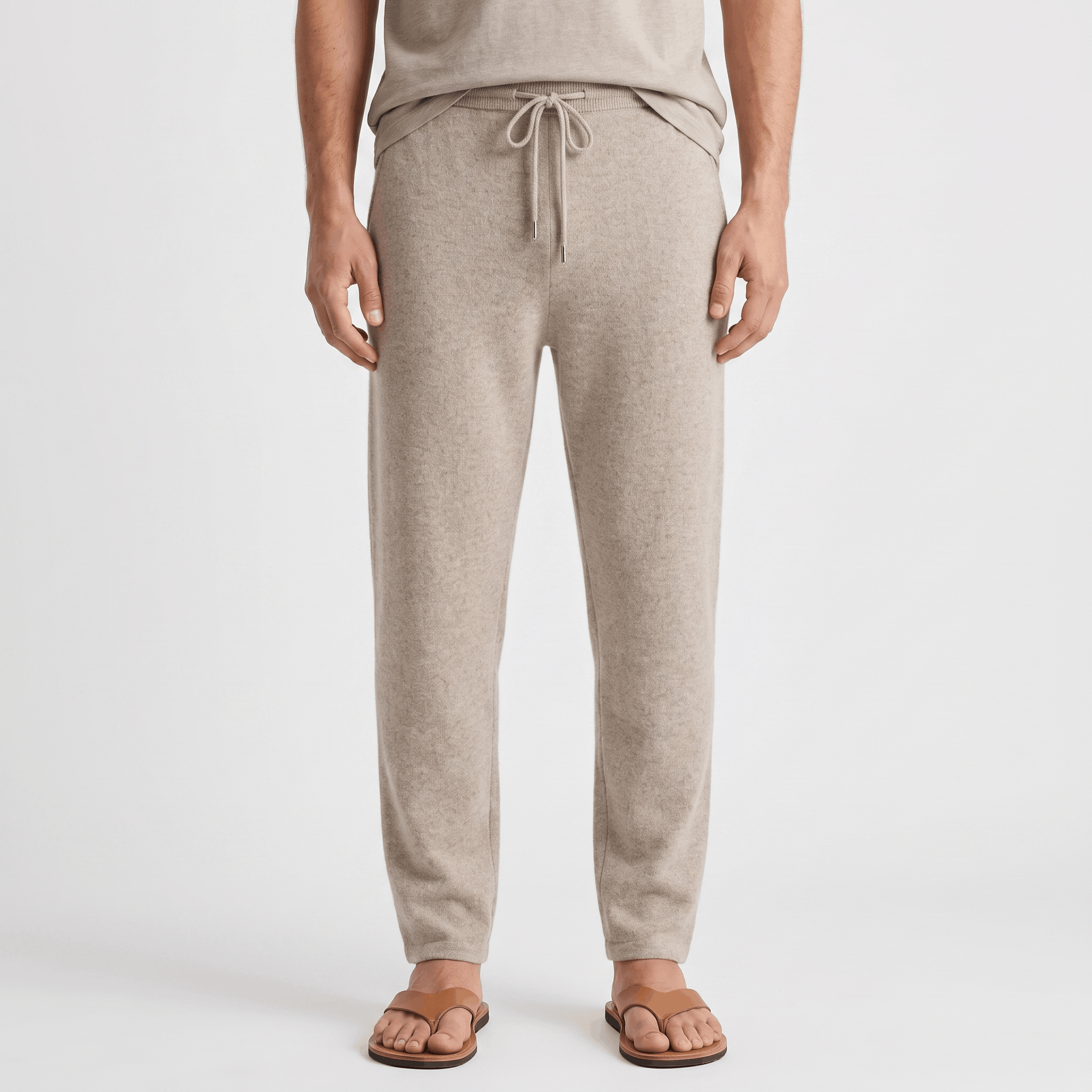 Dominic Merino Wool Lounge Pants – Relaxed Tapered Fit