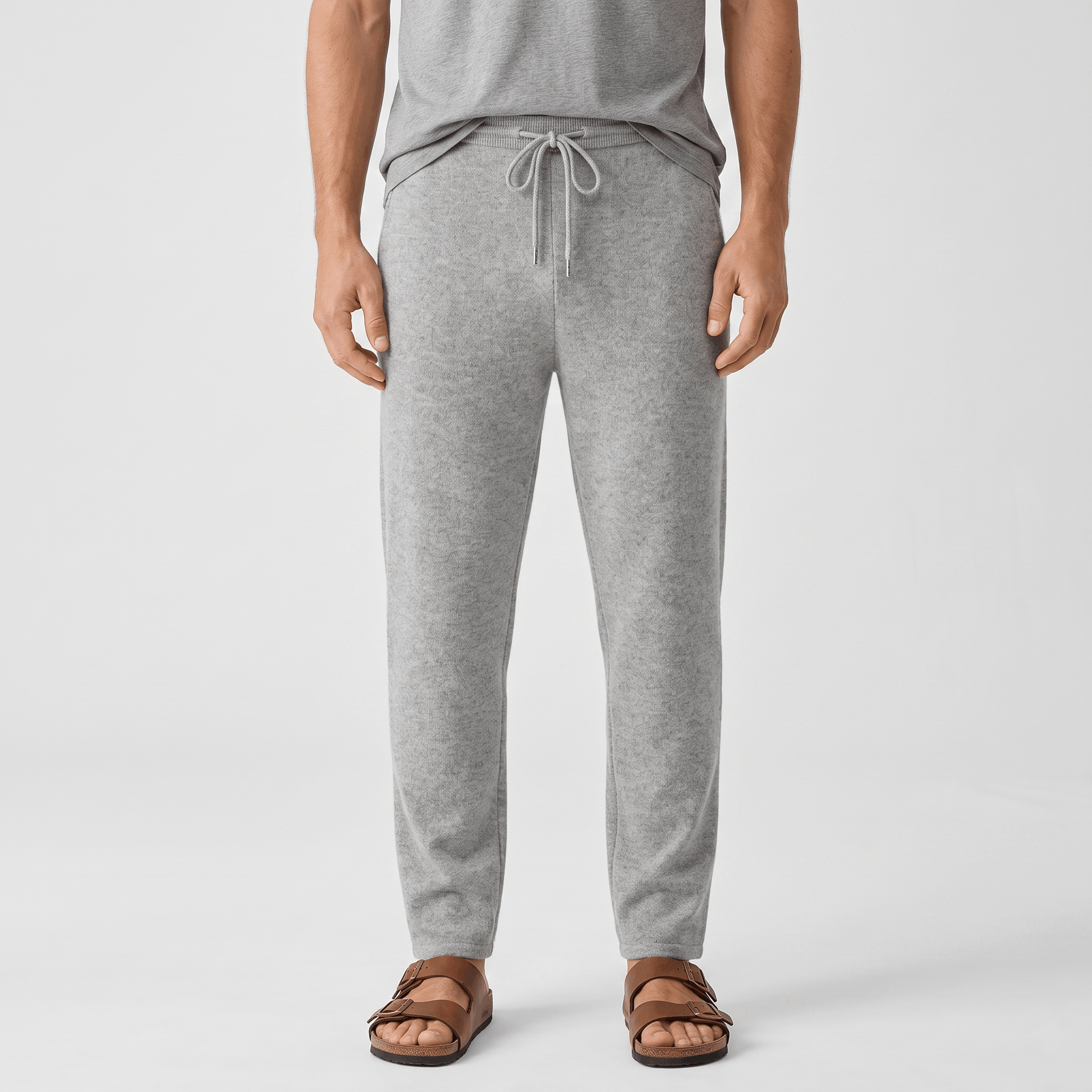 Dominic Merino Wool Lounge Pants – Relaxed Tapered Fit