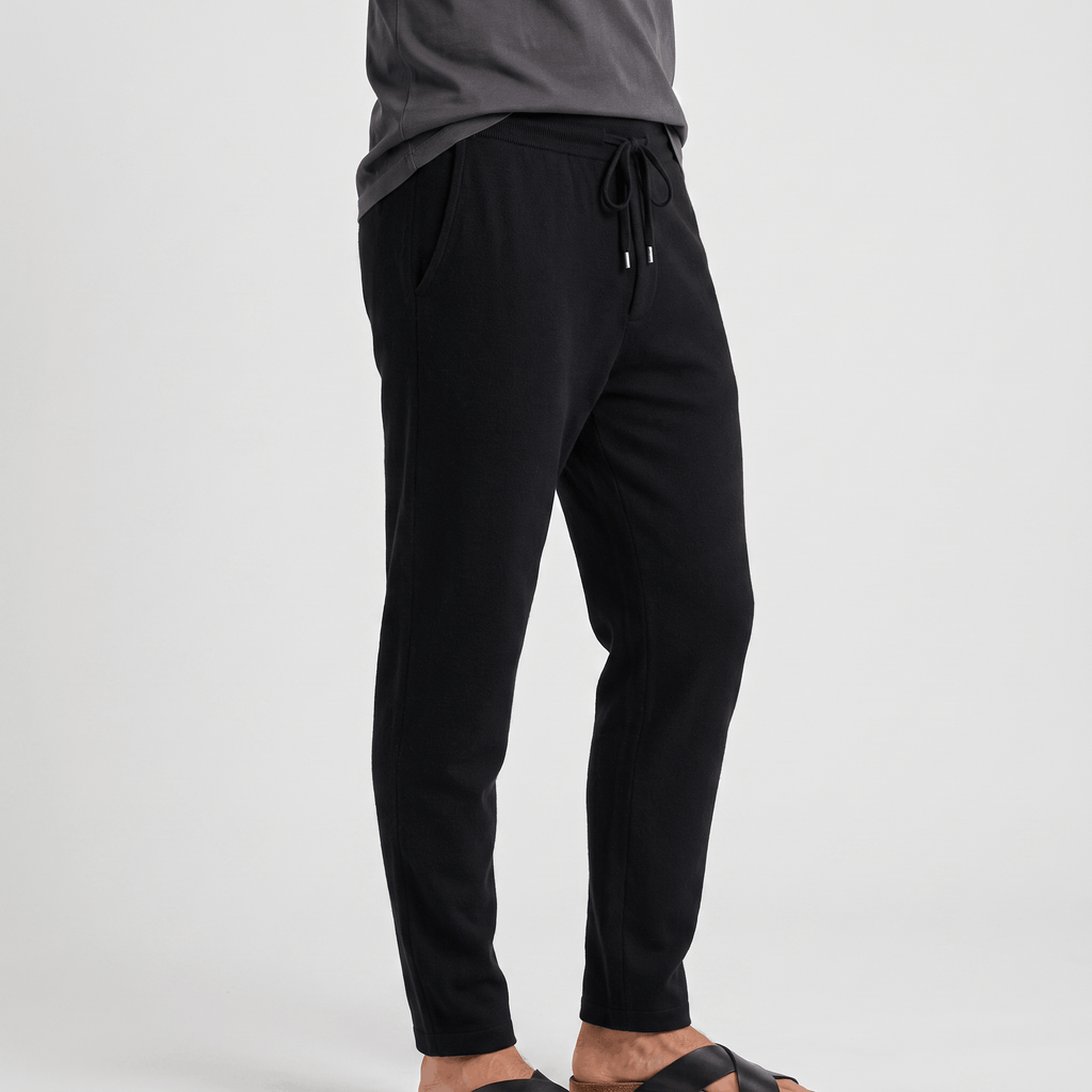 Dominic Merino Wool Lounge Pants – Relaxed Tapered Fit