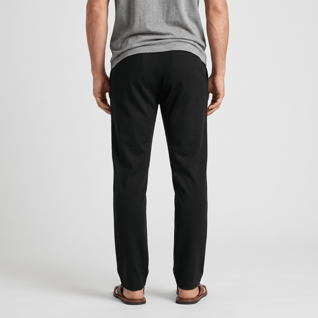Dominic Merino Wool Lounge Pants – Relaxed Tapered Fit