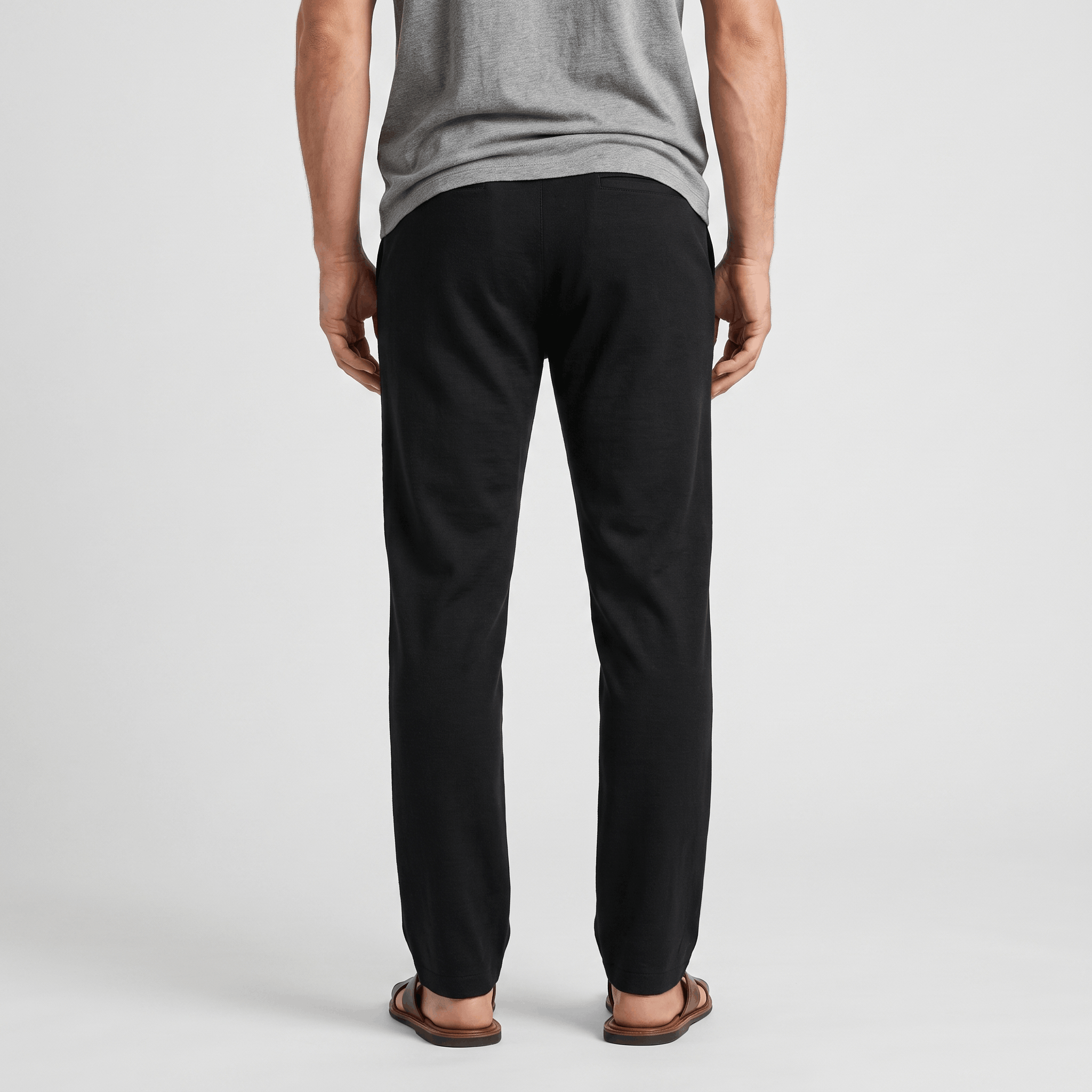 Dominic Merino Wool Lounge Pants – Relaxed Tapered Fit