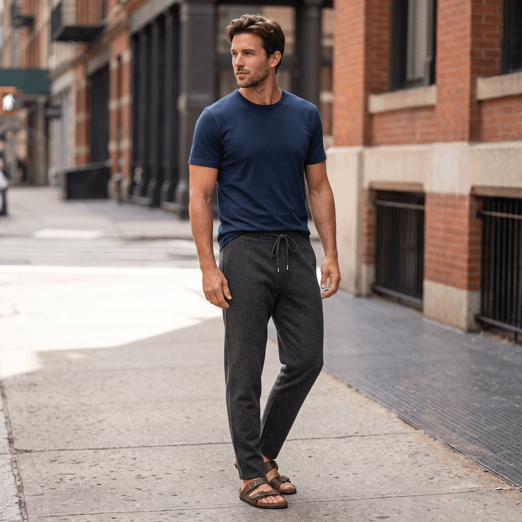 Dominic Merino Wool Lounge Pants – Relaxed Tapered Fit