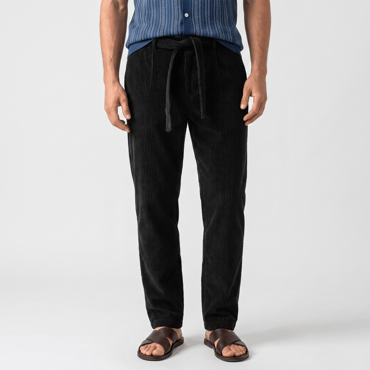 Hudson Fleece-Lined Corduroy Joggers – Cozy Fit Tapered Pants