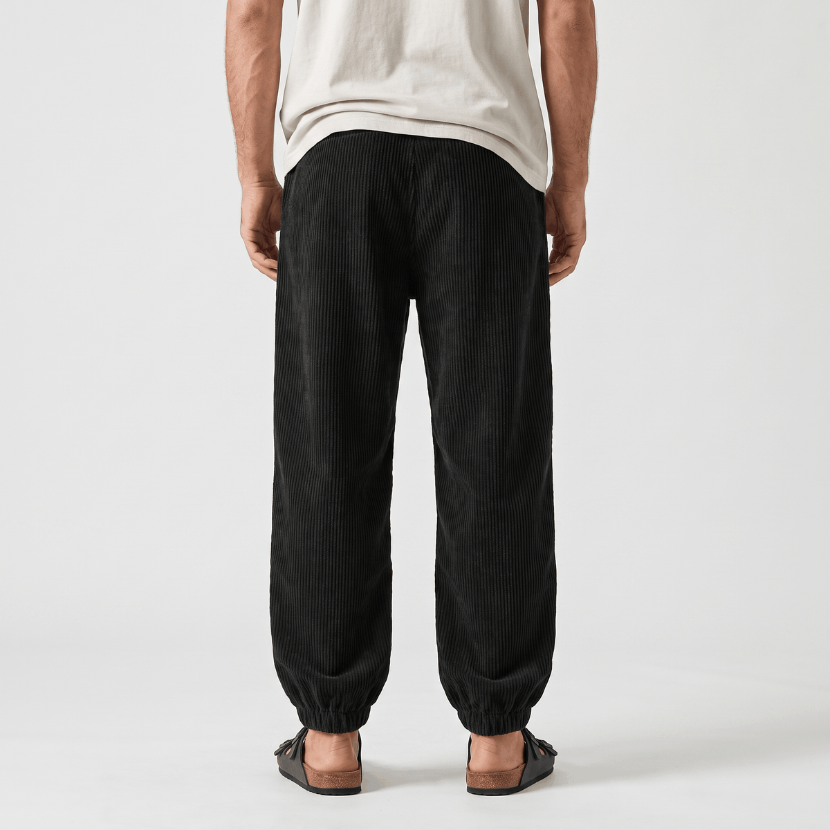 Hudson Fleece-Lined Corduroy Joggers – Cozy Fit Tapered Pants