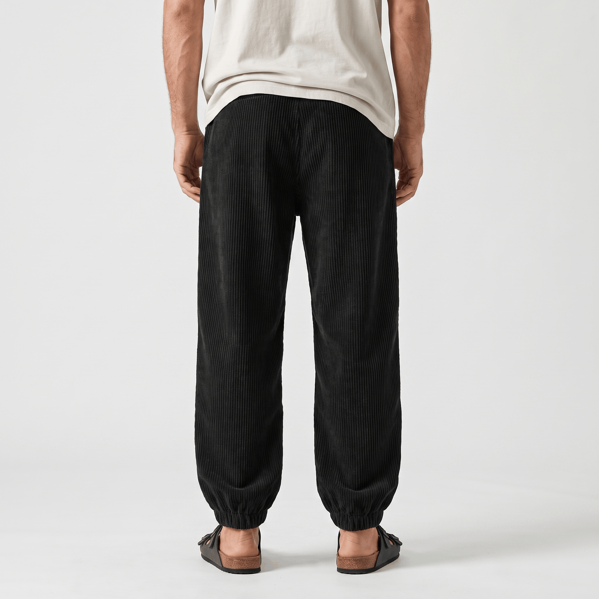 Hudson Fleece-Lined Corduroy Joggers – Cozy Fit Tapered Pants