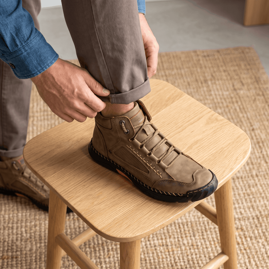 Vance Leather Hiking Boots – Waterproof Arch Support Trail Footwear