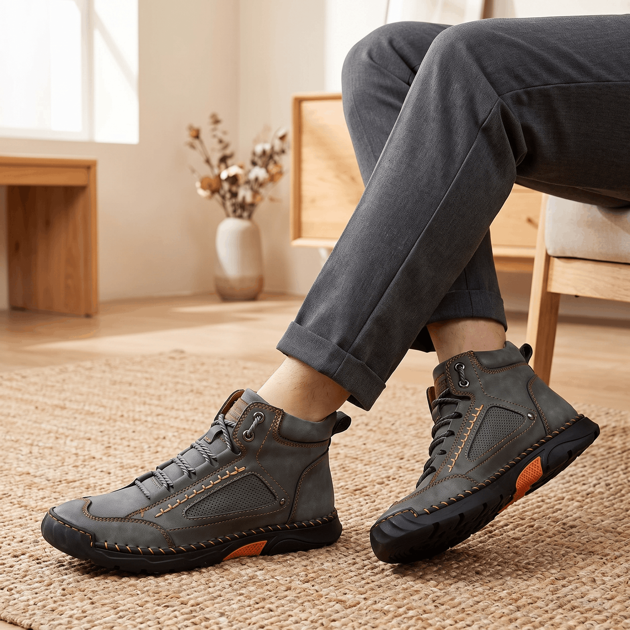 Vance Leather Hiking Boots – Waterproof Arch Support Trail Footwear