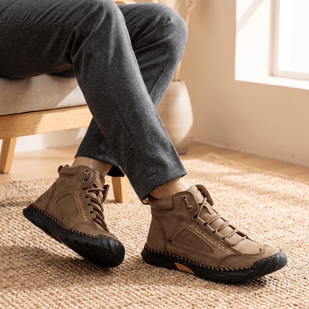 Vance Leather Hiking Boots – Waterproof Arch Support Trail Footwear
