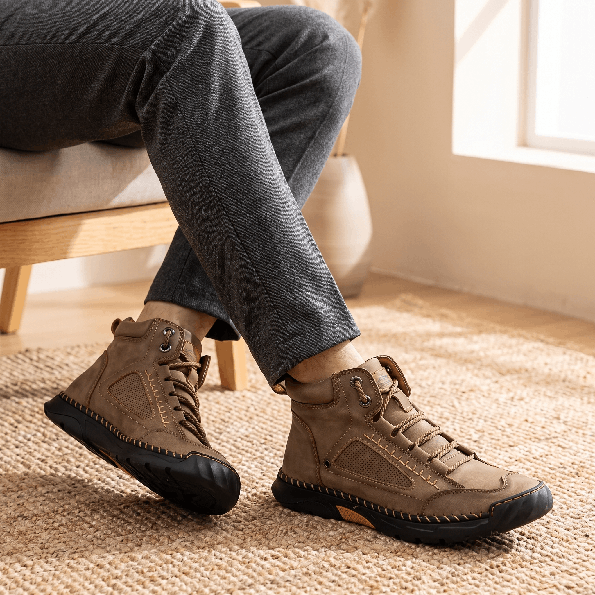 Vance Leather Hiking Boots – Waterproof Arch Support Trail Footwear