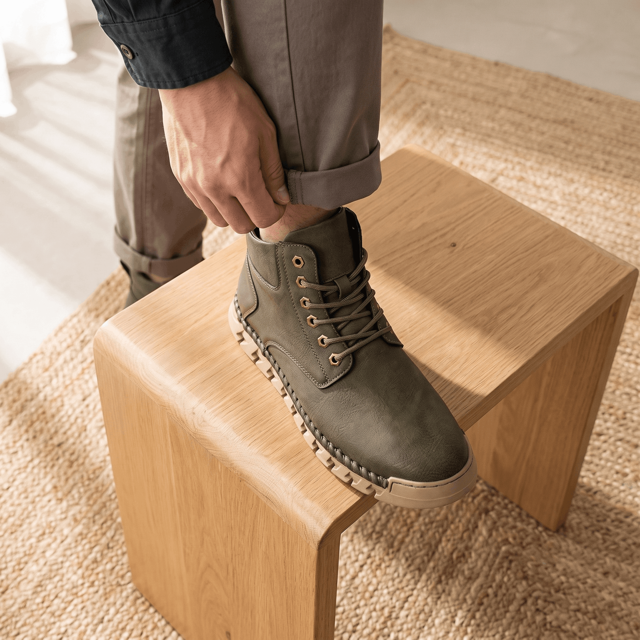 Flavio Leather Ankle Boots – Handcrafted Cushioned Comfort Footwear