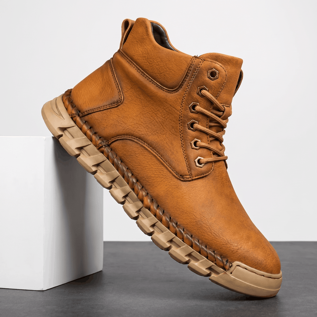 Flavio Leather Ankle Boots – Handcrafted Cushioned Comfort Footwear
