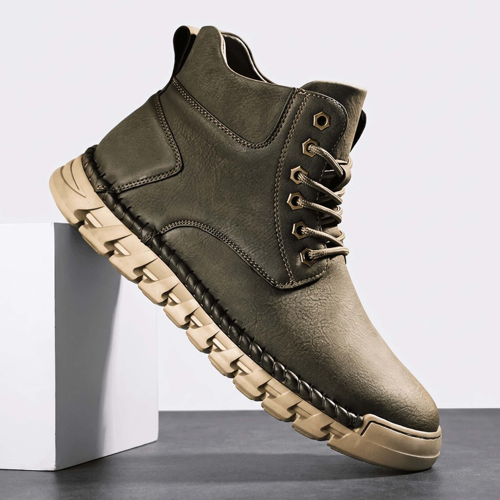 Flavio Leather Ankle Boots – Handcrafted Cushioned Comfort Footwear