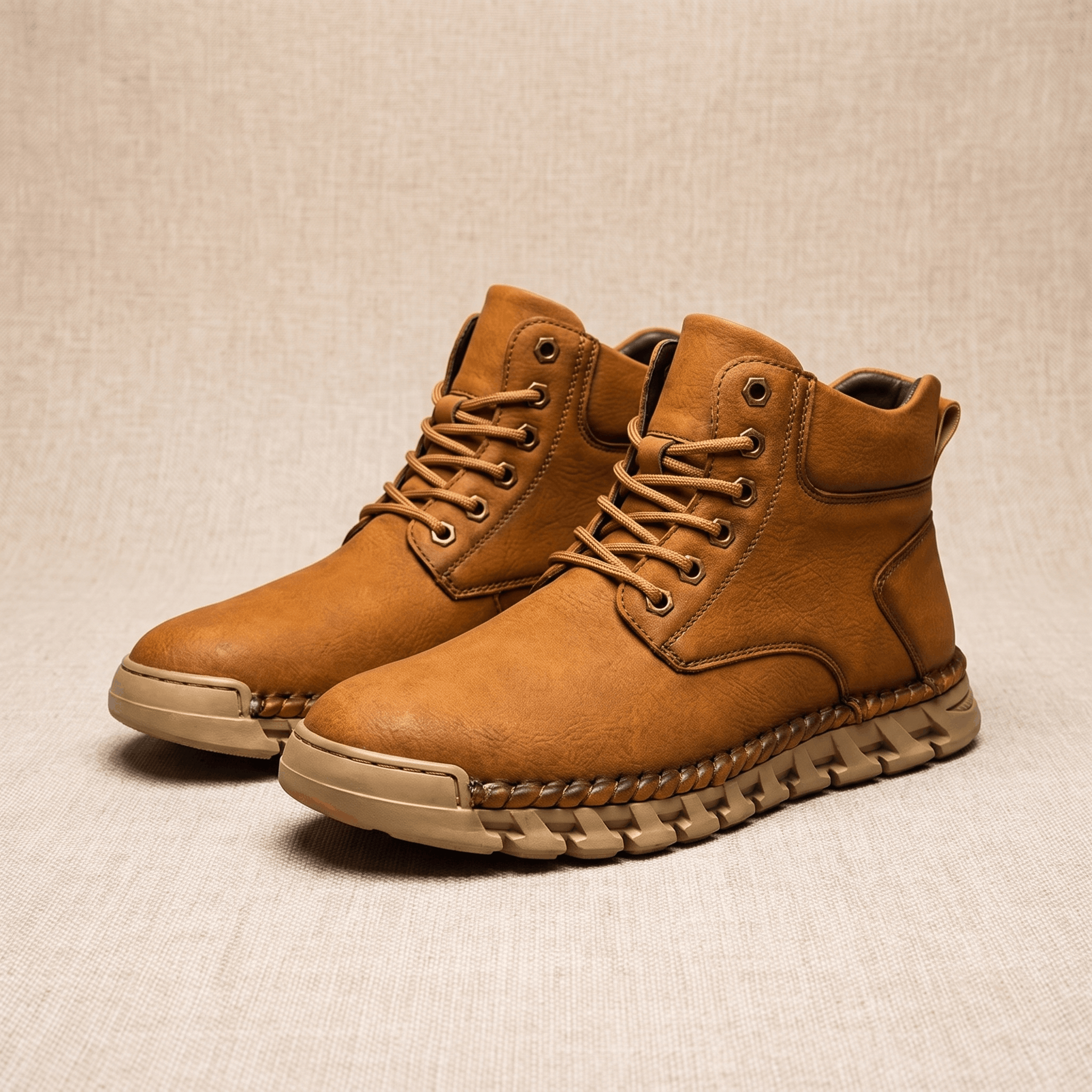 Flavio Leather Ankle Boots – Handcrafted Cushioned Comfort Footwear