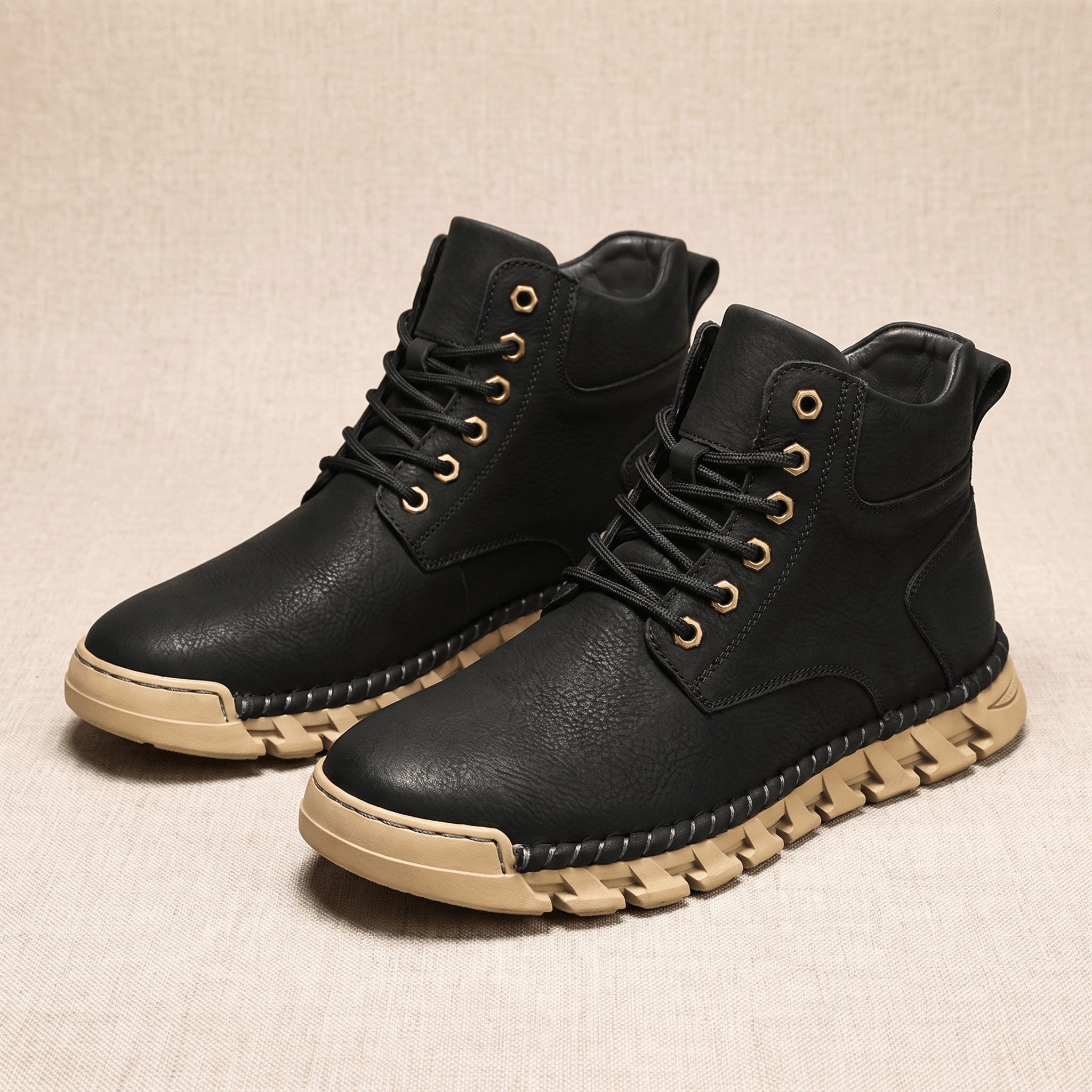 Flavio Leather Ankle Boots – Handcrafted Cushioned Comfort Footwear
