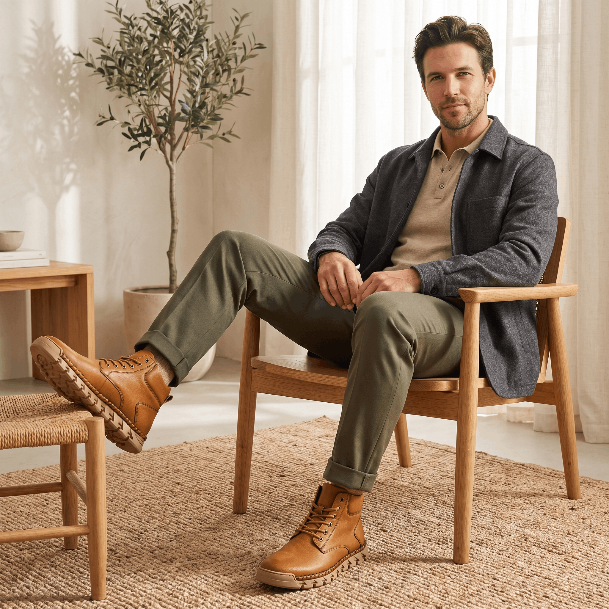 Flavio Leather Ankle Boots – Handcrafted Cushioned Comfort Footwear