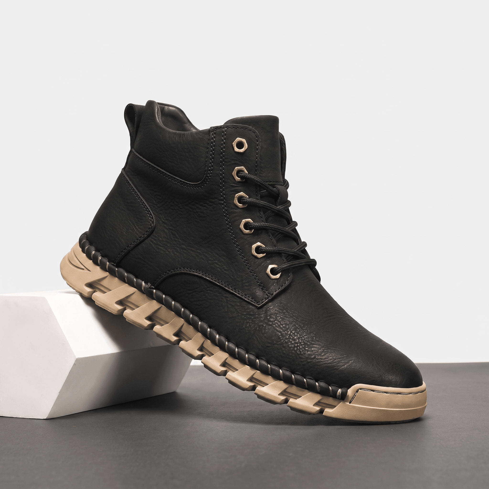 Flavio Leather Ankle Boots – Handcrafted Cushioned Comfort Footwear