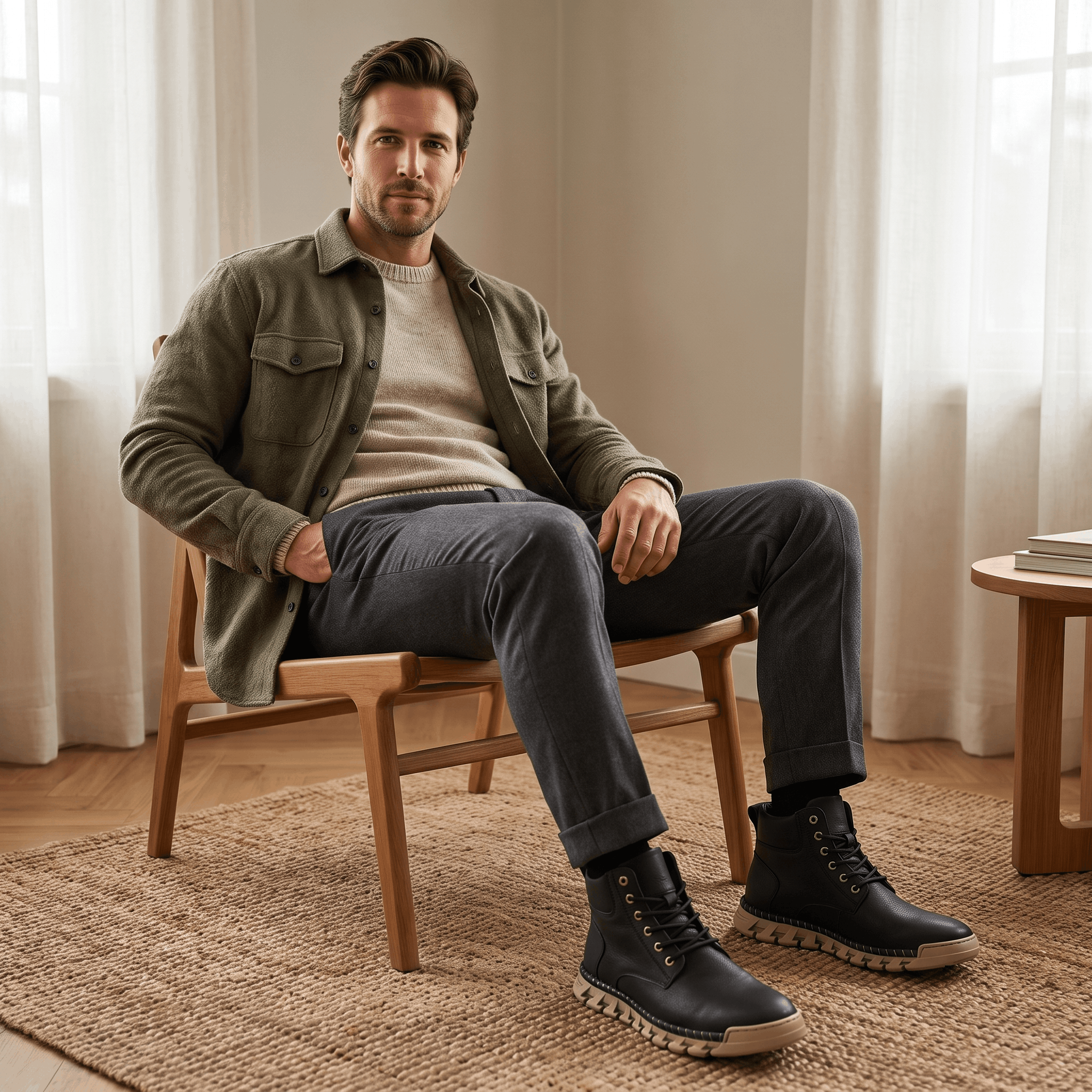 Flavio Leather Ankle Boots – Handcrafted Cushioned Comfort Footwear