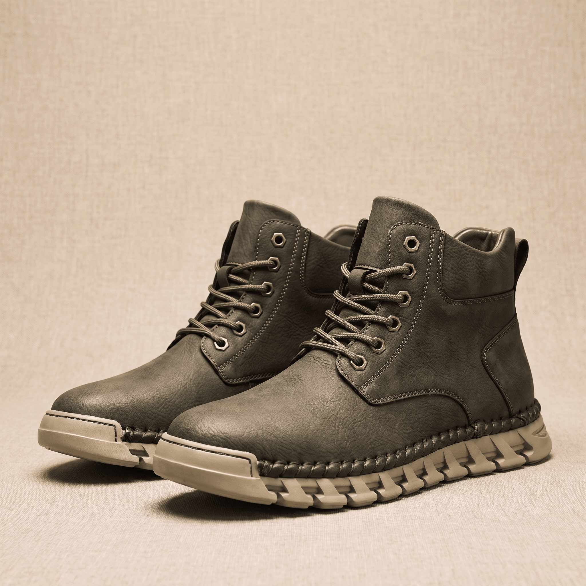 Flavio Leather Ankle Boots – Handcrafted Cushioned Comfort Footwear
