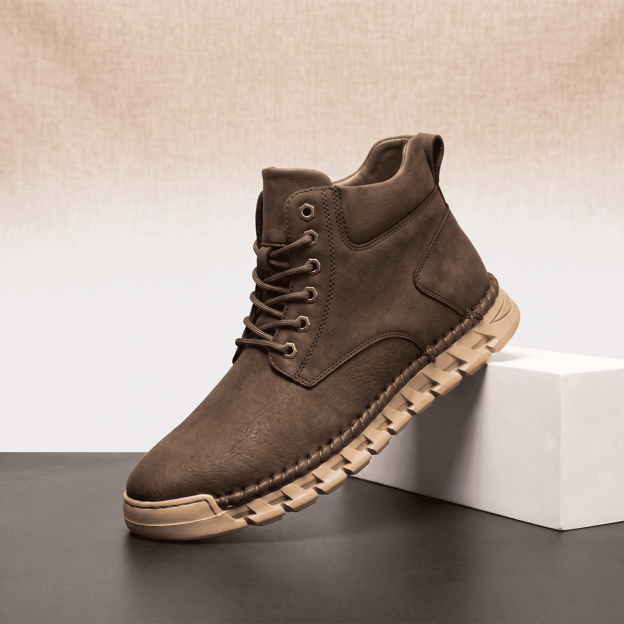 Flavio Leather Ankle Boots – Handcrafted Cushioned Comfort Footwear